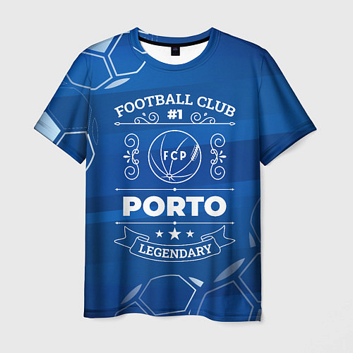 Мужская футболка Porto - Football Club Number 1 / 3D-принт – фото 1