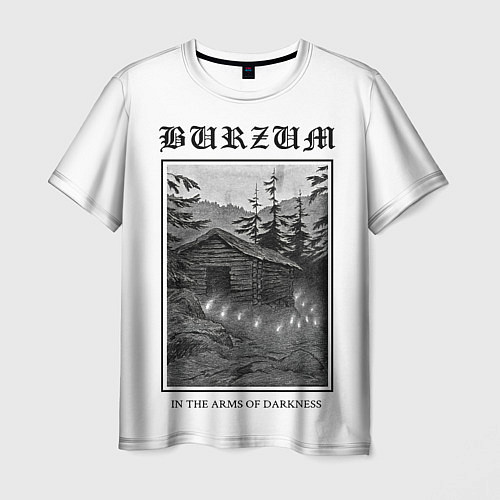 Мужская футболка In the arms of darkness - Burzum / 3D-принт – фото 1