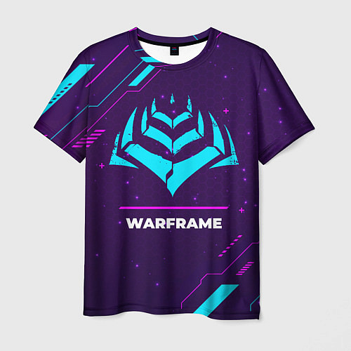 Мужская футболка Warframe Gaming Neon / 3D-принт – фото 1
