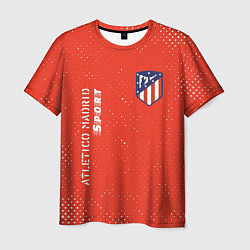 Мужская футболка АТЛЕТИКО Atletico Madrid Sport Гранж