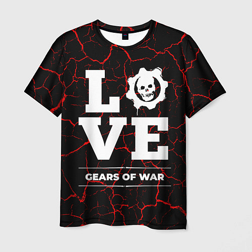 Мужская футболка Gears of War Love Классика / 3D-принт – фото 1