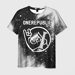 Футболка мужская OneRepublic - КОТ - Краска, цвет: 3D-принт