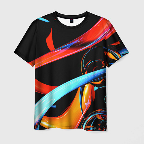Мужская футболка Авангардная объёмная композиция Avant-garde three / 3D-принт – фото 1