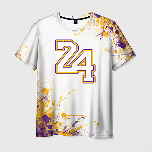 Мужская футболка Коби Брайант Lakers 24 / 3D-принт – фото 1
