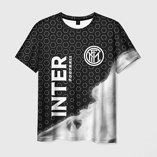 Мужская футболка INTER Football Пламя / 3D-принт – фото 1