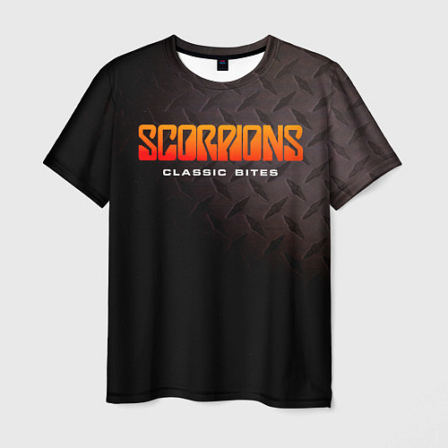 Мужская футболка Classic Bites - Scorpions / 3D-принт – фото 1