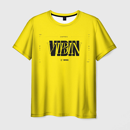 Мужская футболка FORTNITE VIBIN / 3D-принт – фото 1