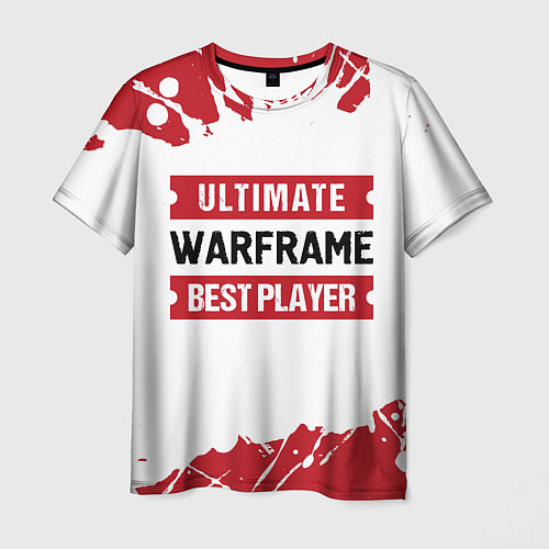 Мужская футболка Warframe: таблички Best Player и Ultimate / 3D-принт – фото 1