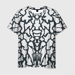 Футболка мужская Animal Black and White Pattern, цвет: 3D-принт