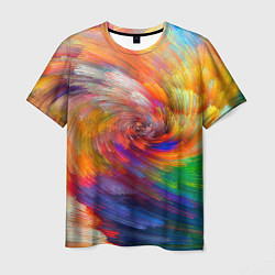 Мужская футболка MULTICOLORED SWIRLS