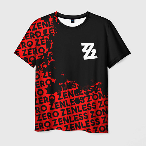 Мужская футболка Zenless Zone Zero капля арт / 3D-принт – фото 1