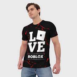 Футболка мужская Roblox Love Классика, цвет: 3D-принт — фото 2