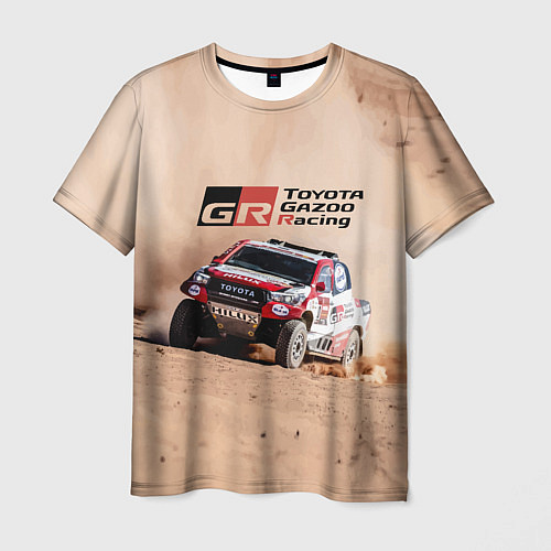 Мужская футболка Toyota Gazoo Racing Desert Rally / 3D-принт – фото 1