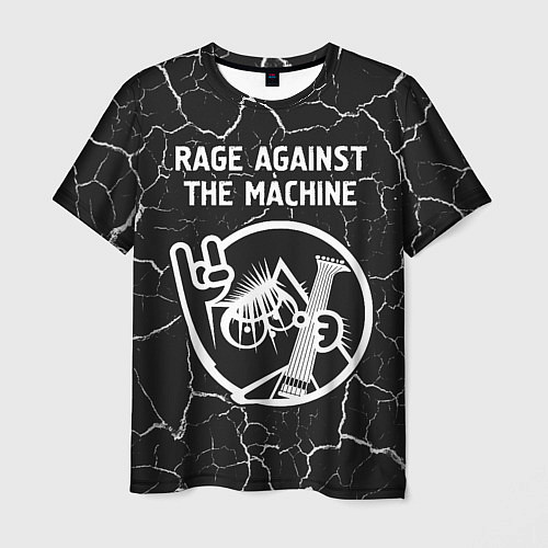 Мужская футболка Rage Against The Machine КОТ Трещины / 3D-принт – фото 1