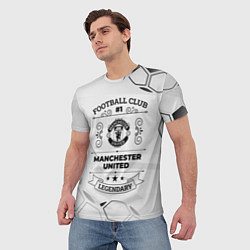 Футболка мужская Manchester United Football Club Number 1 Legendary, цвет: 3D-принт — фото 2