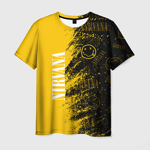 Мужская футболка Nirvana Паттерн / 3D-принт – фото 1