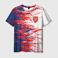 Мужская футболка Arsenal fc арсенал фк texture