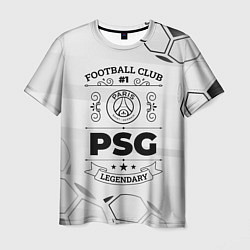 Футболка мужская PSG Football Club Number 1 Legendary, цвет: 3D-принт