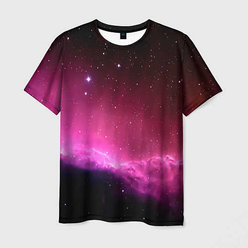 Мужская футболка Night Nebula / 3D-принт – фото 1