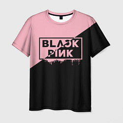 Футболка мужская BLACKPINK BIG LOGO, цвет: 3D-принт