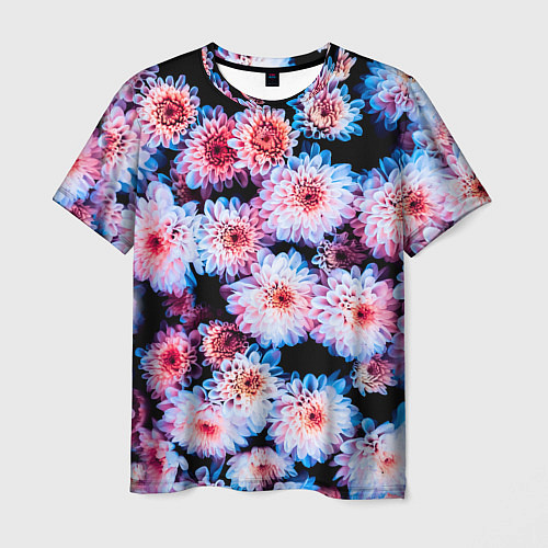 Мужская футболка My Flowers / 3D-принт – фото 1