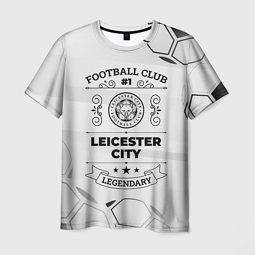 Мужская футболка Leicester City Football Club Number 1 Legendary / 3D-принт – фото 1