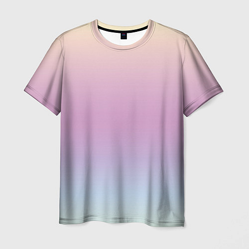 Мужская футболка Gradient Pastel / 3D-принт – фото 1