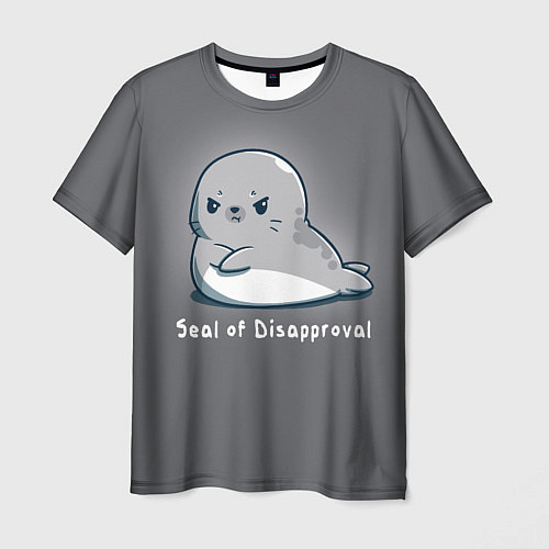 Мужская футболка Seal of Disapproval / 3D-принт – фото 1