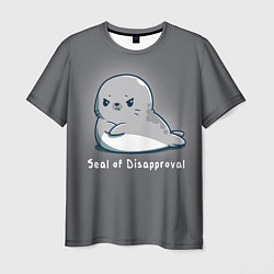 Футболка мужская Seal of Disapproval, цвет: 3D-принт