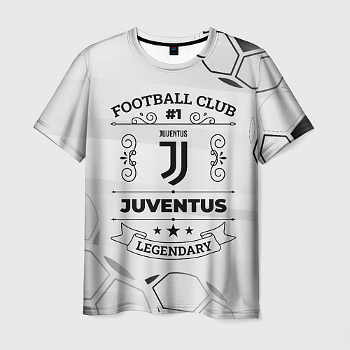 Мужская футболка Juventus Football Club Number 1 Legendary / 3D-принт – фото 1