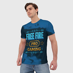 Футболка мужская Игра Free Fire: PRO Gaming, цвет: 3D-принт — фото 2