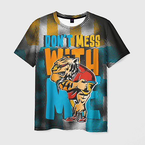 Мужская футболка Не буди во мне тигра / 3D-принт – фото 1