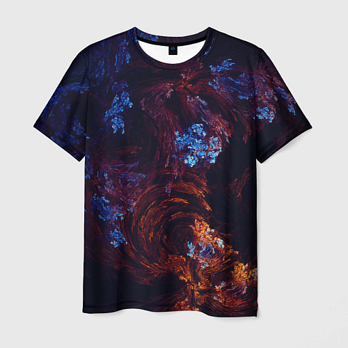 Мужская футболка Синие и Красные Коралловые Рифы / 3D-принт – фото 1