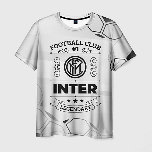 Мужская футболка Inter Football Club Number 1 Legendary / 3D-принт – фото 1