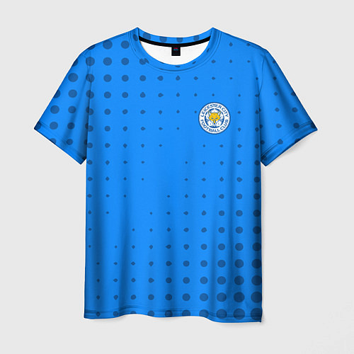 Мужская футболка Leicester city Абстракция / 3D-принт – фото 1
