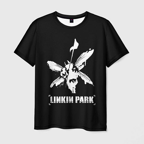 Мужская футболка Linkin Park белый / 3D-принт – фото 1