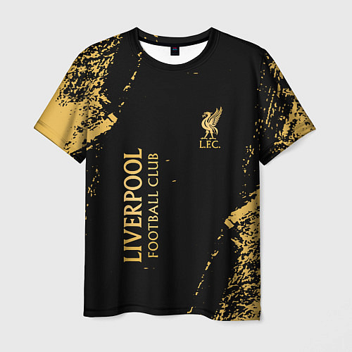 Мужская футболка Liverpool гранж / 3D-принт – фото 1