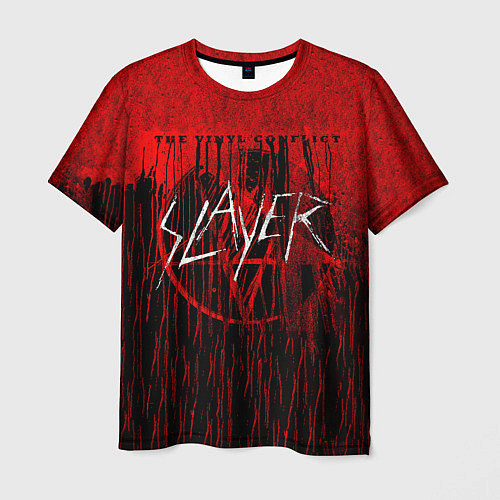 Мужская футболка The Vinyl Conflict - Slayer / 3D-принт – фото 1