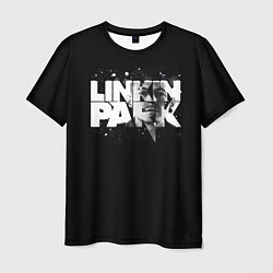 Футболка мужская Linkin Park логотип с фото, цвет: 3D-принт