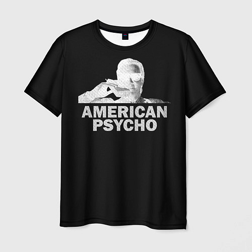 Мужская футболка American psycho / 3D-принт – фото 1