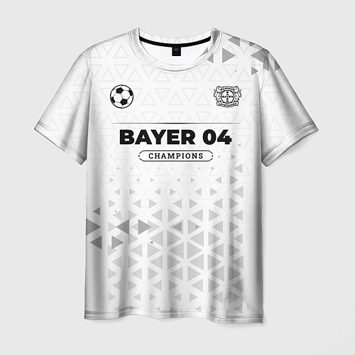 Мужская футболка Bayer 04 Champions Униформа / 3D-принт – фото 1