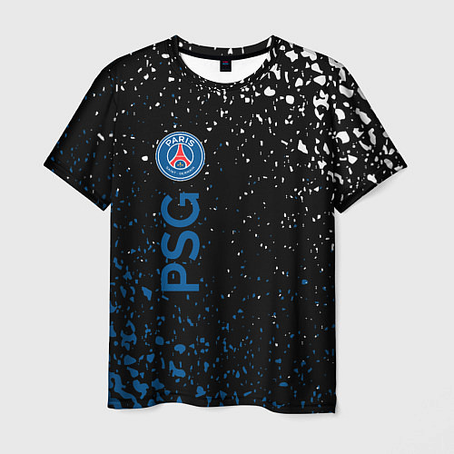 Мужская футболка Psg брызги красок / 3D-принт – фото 1