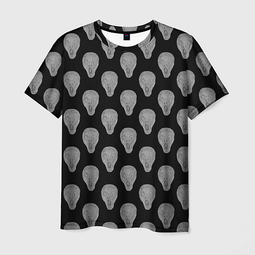 Мужская футболка Мунк Крик принт / 3D-принт – фото 1
