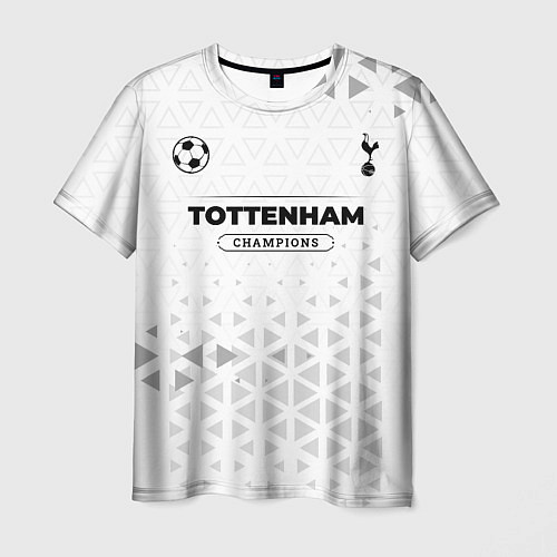 Мужская футболка Tottenham Champions Униформа / 3D-принт – фото 1