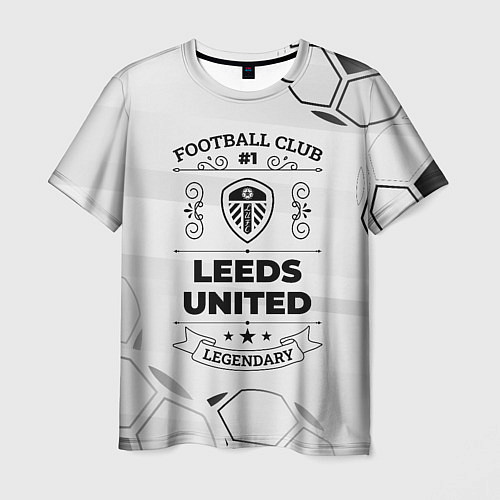 Мужская футболка Leeds United Football Club Number 1 Legendary / 3D-принт – фото 1