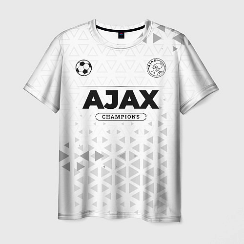 Мужская футболка Ajax Champions Униформа / 3D-принт – фото 1