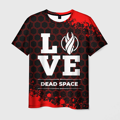 Мужская футболка Dead Space Love Классика / 3D-принт – фото 1