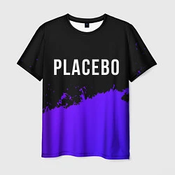 Футболка мужская Placebo Purple Grunge, цвет: 3D-принт