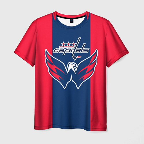 Мужская футболка Вашингтон КэпиталзWashington Capitals / 3D-принт – фото 1