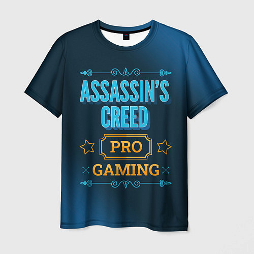 Мужская футболка Игра Assassins Creed: PRO Gaming / 3D-принт – фото 1